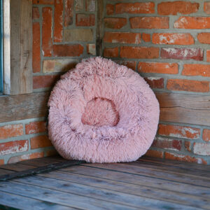 Liegeplatz rosa "Plüsch" Gr. S